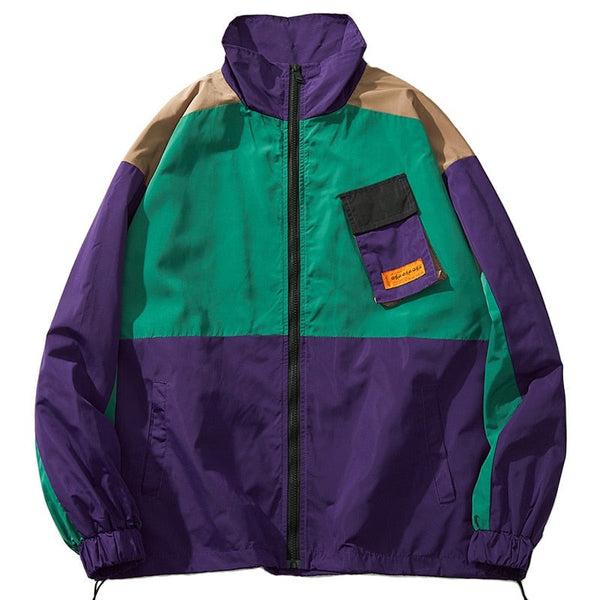 Purple streetwear jacket