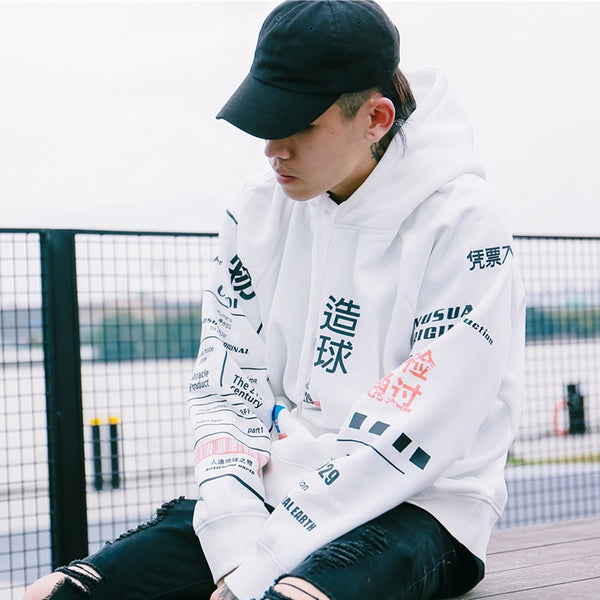 Kanji streetwear hoodie