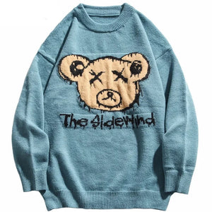 Streetwear knitted sweater