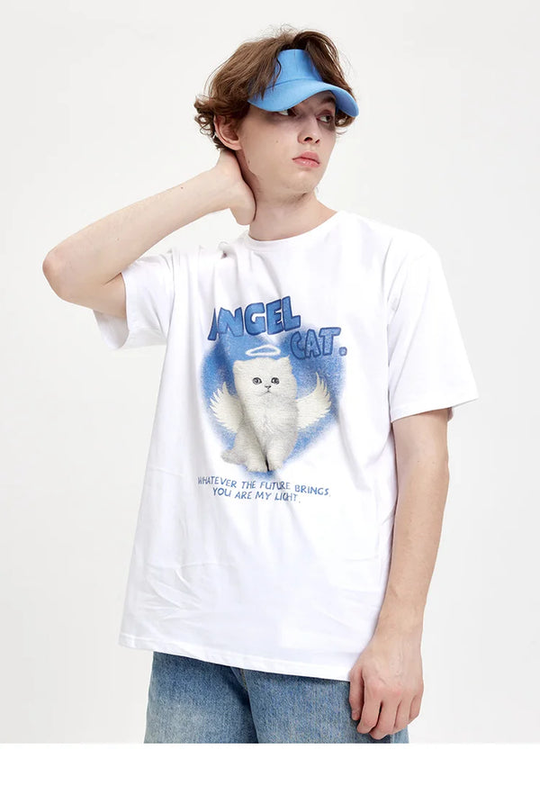 Oversized Cat T Shirt