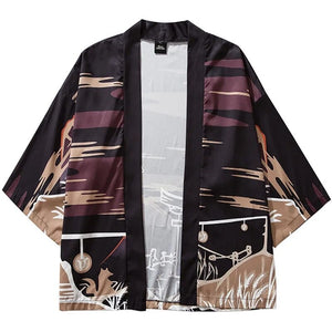 Streetwear kimono men