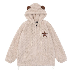 Star Hoodie Zip Up