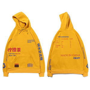 Asian streetwear hoodie