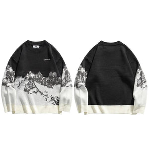 Streetwear knit sweater