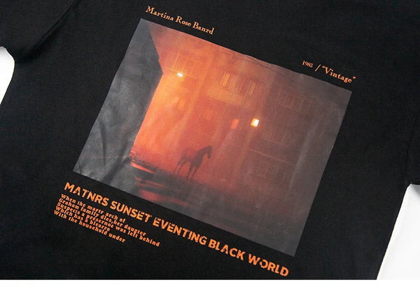 Black Round Neck T-shirt