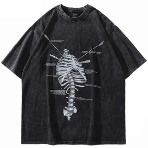 Black Skeleton T shirt