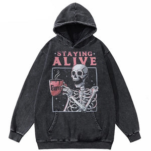 Skull Graphic Hoodie