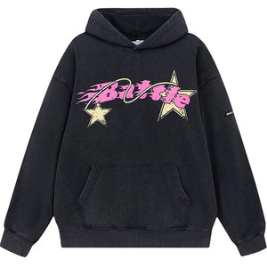 Black Hoodie With Yellow Star