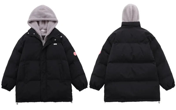 Streetwear puffer jacket women's