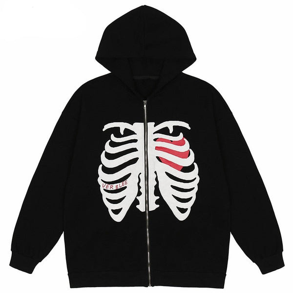 Skeleton jacket streetwear