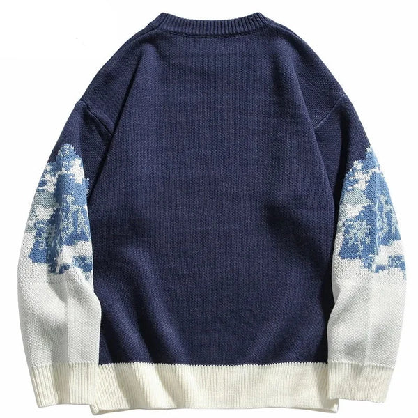 Streetwear knit sweater