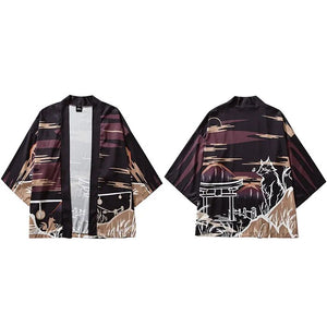 Streetwear kimono men