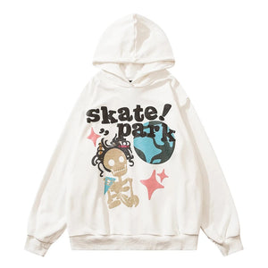 White Skeleton Hoodie