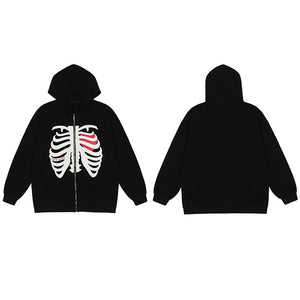 Skeleton jacket streetwear