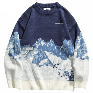 Streetwear knit sweater