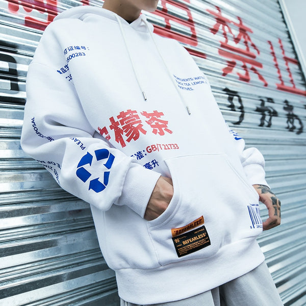 Asian streetwear hoodie