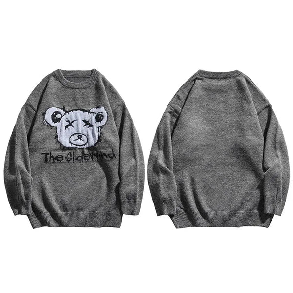 Streetwear knitted sweater