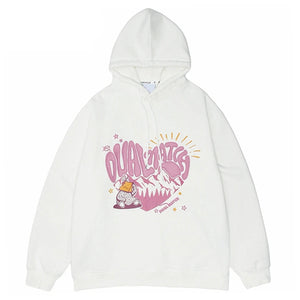 White Heart Hoodie