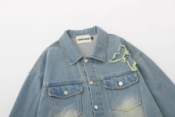 Denim jacket outfits streetwear