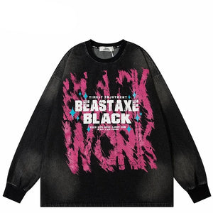Japanese streetwear sweatshirt