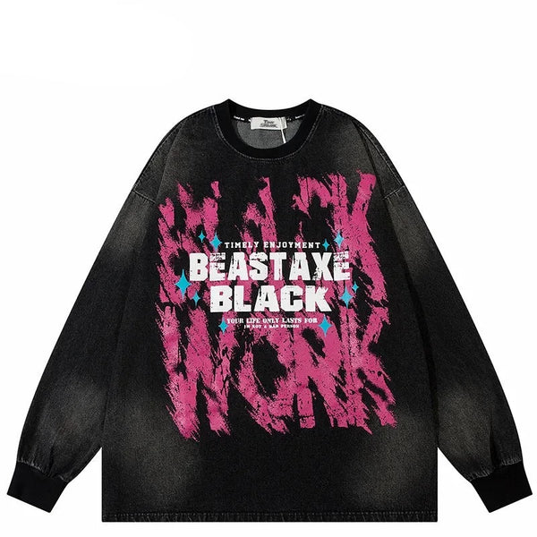 Japanese streetwear sweatshirt