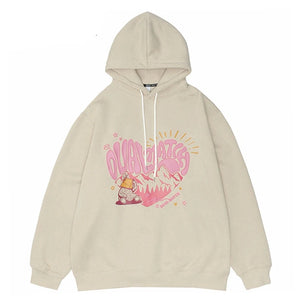 Beige Heart Hoodie