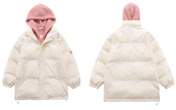 Streetwear puffer jacket women's