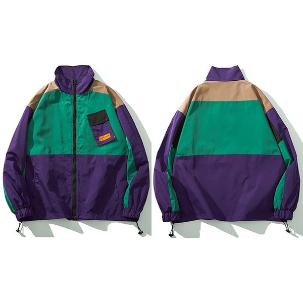 Purple streetwear jacket