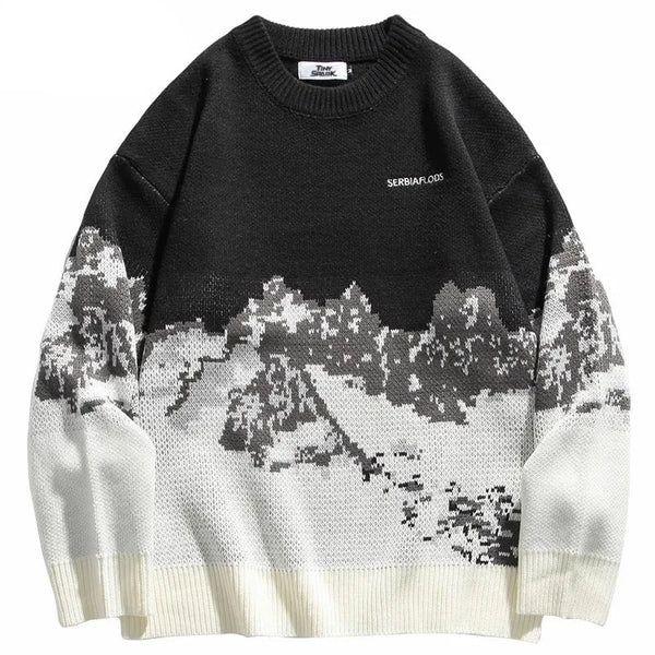 Streetwear knit sweater