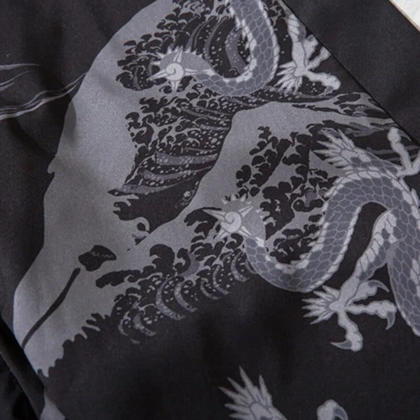 Mens streetwear kimono