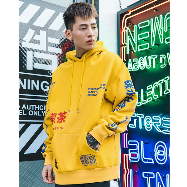 Asian streetwear hoodie