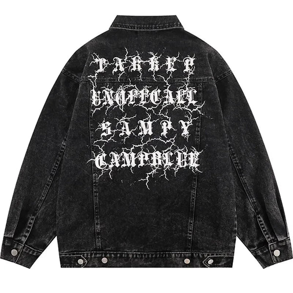 Mens streetwear denim jackets