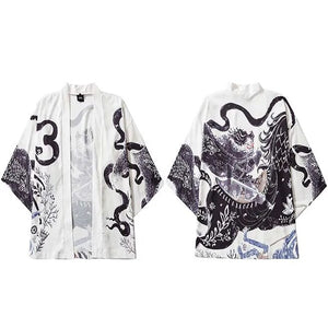 Streetwear kimono jacket