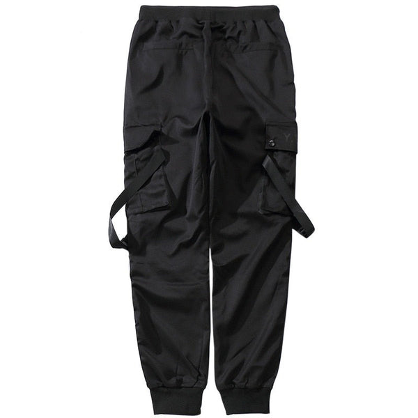 Black cargo pants streetwear