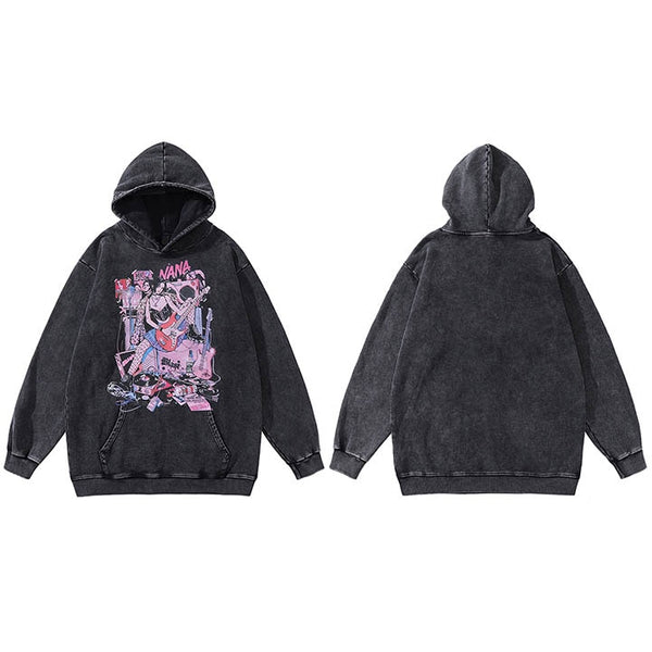 Anime hoodie streetwear