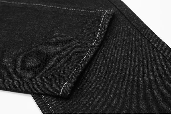 Streetwear black jeans