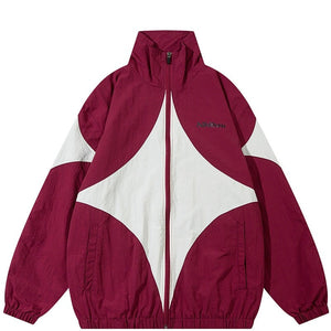 Red streetwear jacket