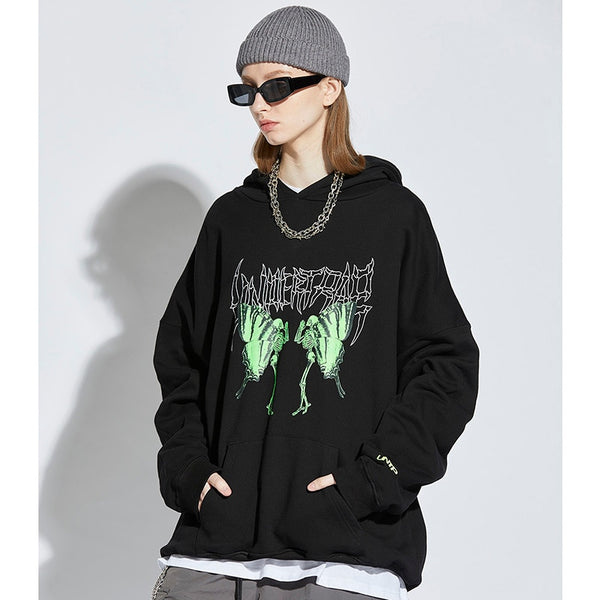 Streetwear skeleton hoodie