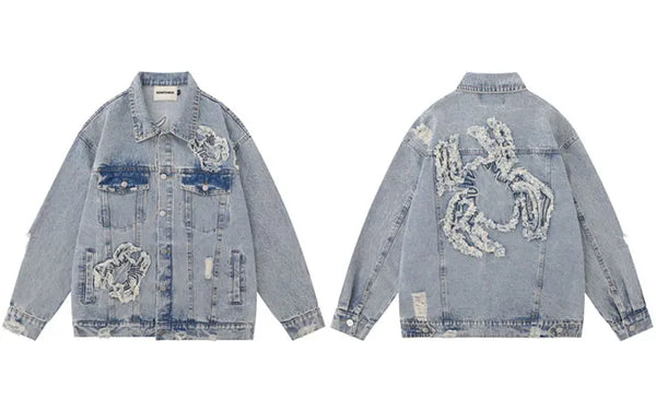 Denim jacket streetwear