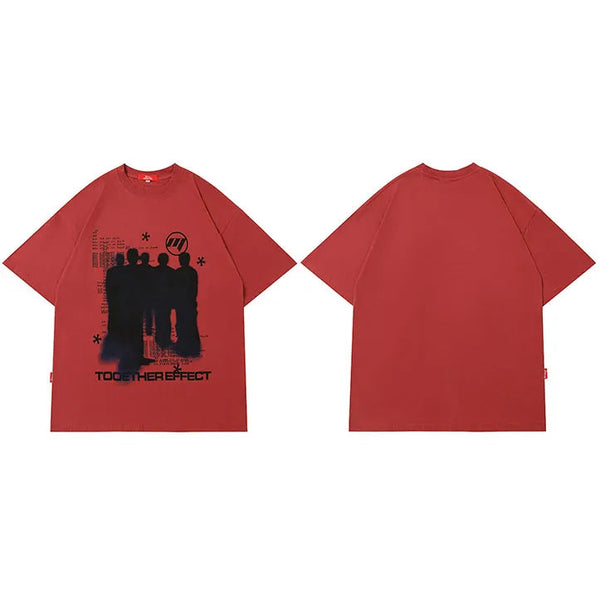 Black and Red T Shirt