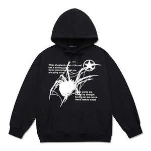 Black and White Spider Hoodie