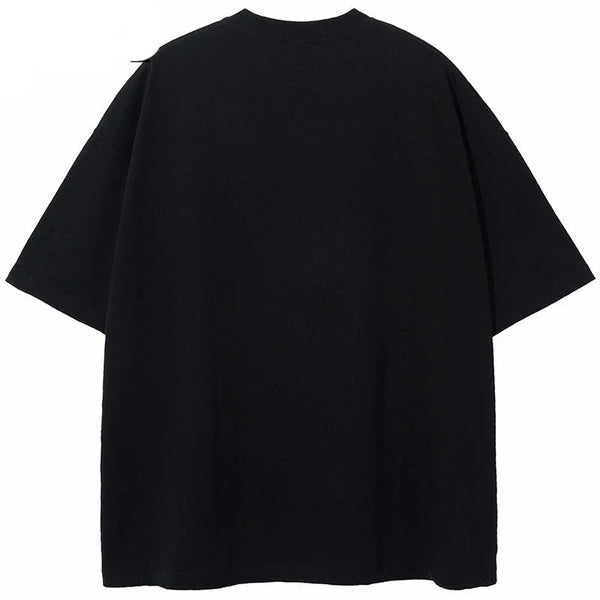 Black Designer T-shirt Mens