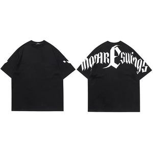 Black t shirt streetwear