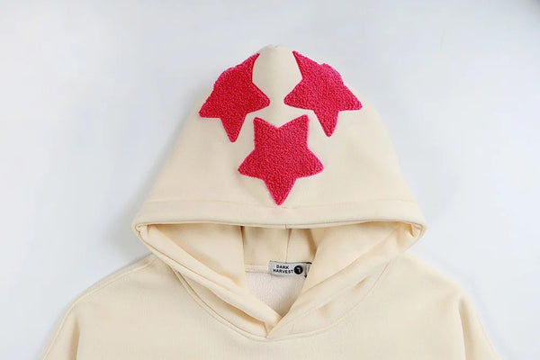 Embroidered Star Hoodie