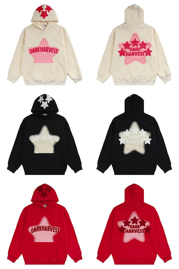 Embroidered Star Hoodie