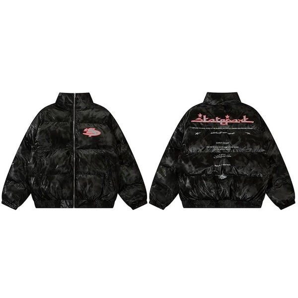 Mens streetwear puffer jacket