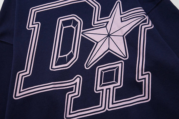 Navy Star Hoodie