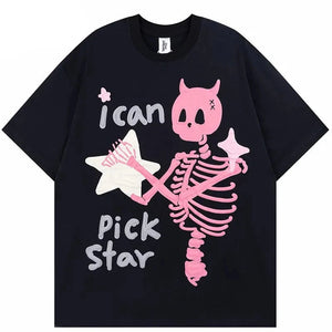 Skeleton T shirt Women's