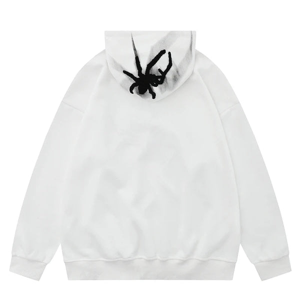 Spider Embroidery Hoodie