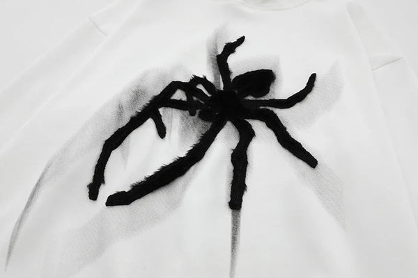 Spider Embroidery Hoodie